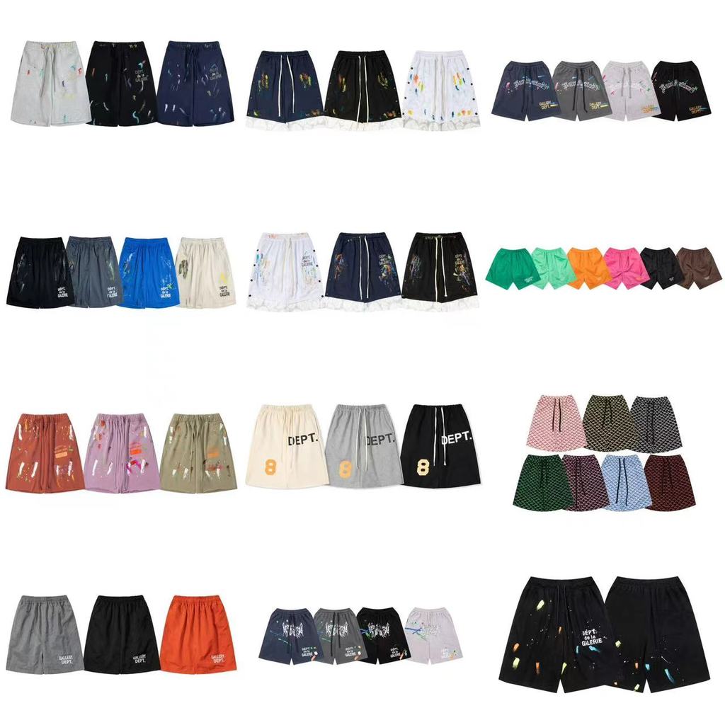 OS6P GALLERY DEPT Hand-painted graffiti distressed men's and women's beach pants, sports pants, loos