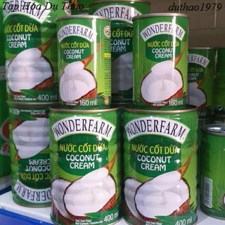 NƯỚC CỐT DỪA WONDERFARM 160ml/400ml