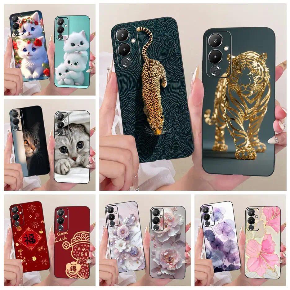 Dành Cho Tecno Pova 4 Pro Ốp Lưng LG8n Cool Leopard Tiger Sơn Bao Silicon Mềm Cho Tecno Pova 4 LG7n 