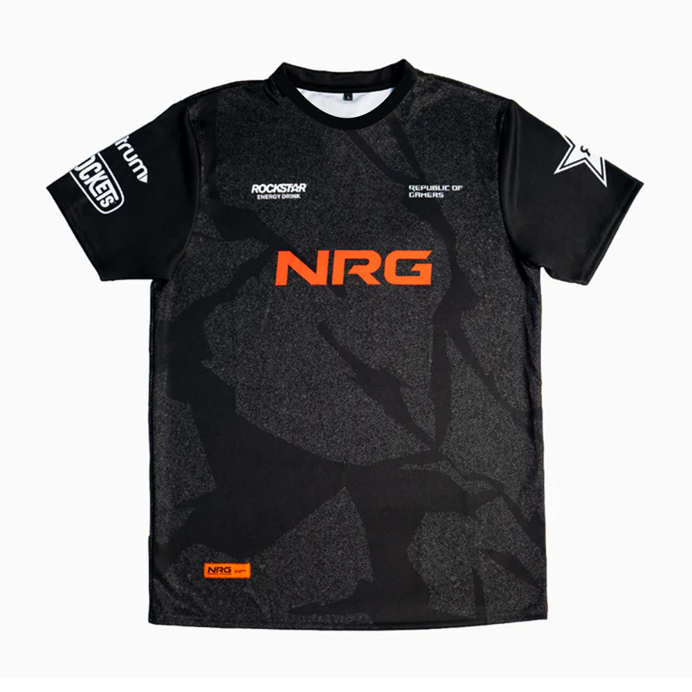 Mới NRG Thể Thao Điện Tử Câu Lạc Bộ Jersey Áo Thun Valorant Sự Kiện Đội Nam Đồng Nhất Áo