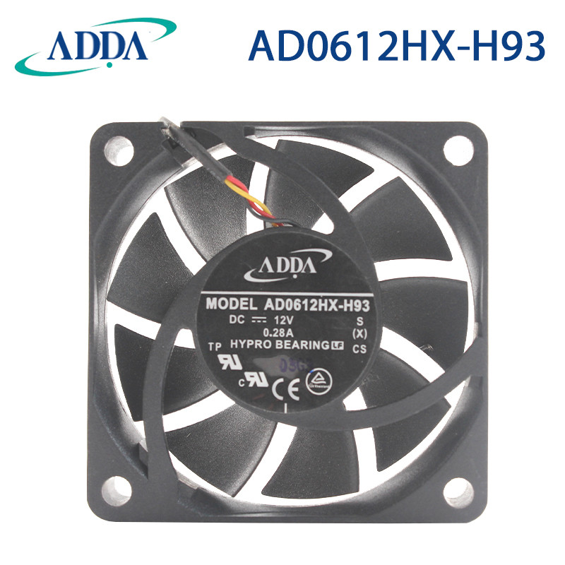 Quạt làm mát trục máy chiếu ADDA Xiexi AD0612HX-H93 6015 12V 0,28A chính hãng