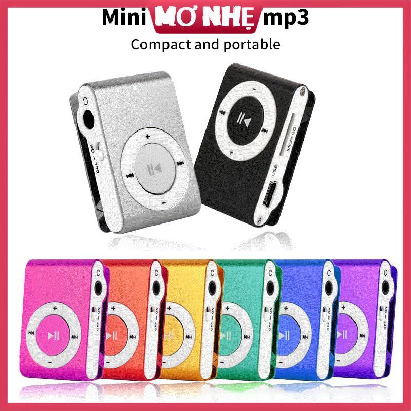 Cơ nhẹ mini metal clip mp3 player-portable usb music player, colorful walkman for stuents cơ nhẹ