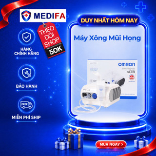 Máy xông mũi họng omron ne-c28 chính hãng nhật bản, thiết kế nhỏ gọn sang trọng, bảo hành 2 năm