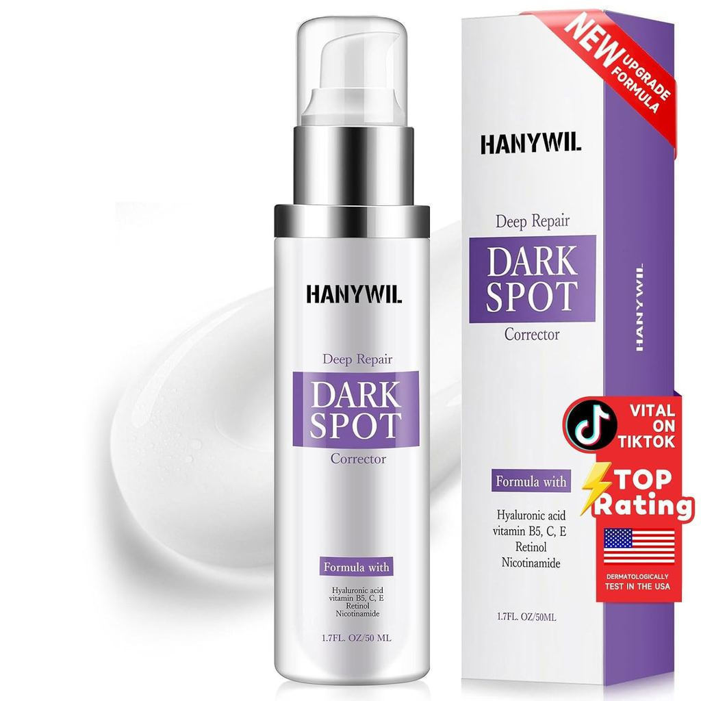 HANYWILDarkSpotRemoverforFace & BodySerum, RapidToneRepair withIndamTreatment, SunSpot, AgeSpot & Me