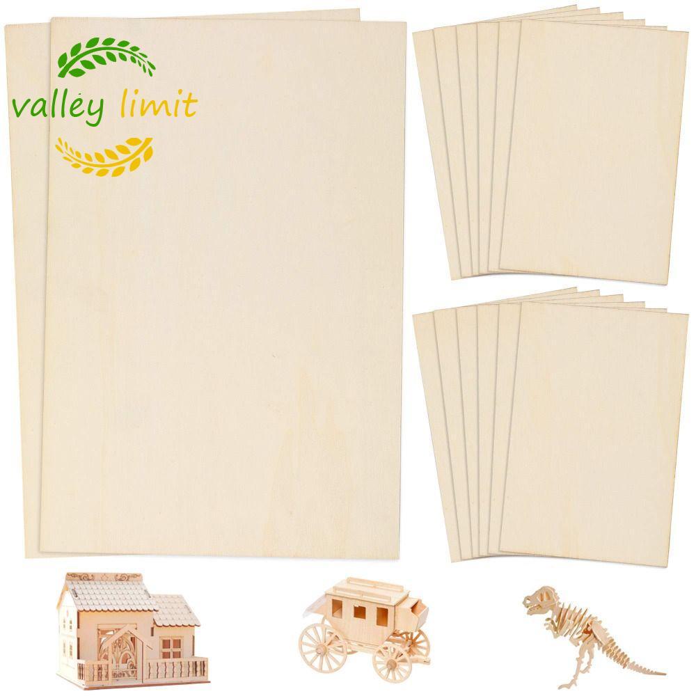 VALLEY LIMIT Gỗ Basswood Ván ép Máy bay Đồ chơi tàu Đồ thủ công DIY Chip Gỗ Đồ chơi Balsa Vật liệu x