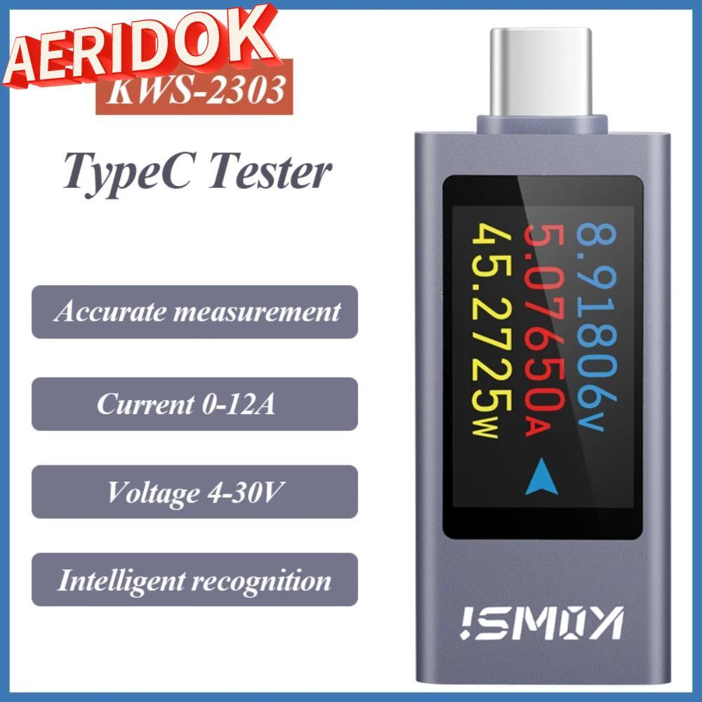 Máy kiểm tra đồng hồ đo điện AERIDOK, Máy đo dòng điện và điện áp KWS-2303C PD, Màn hình LCD dung lư