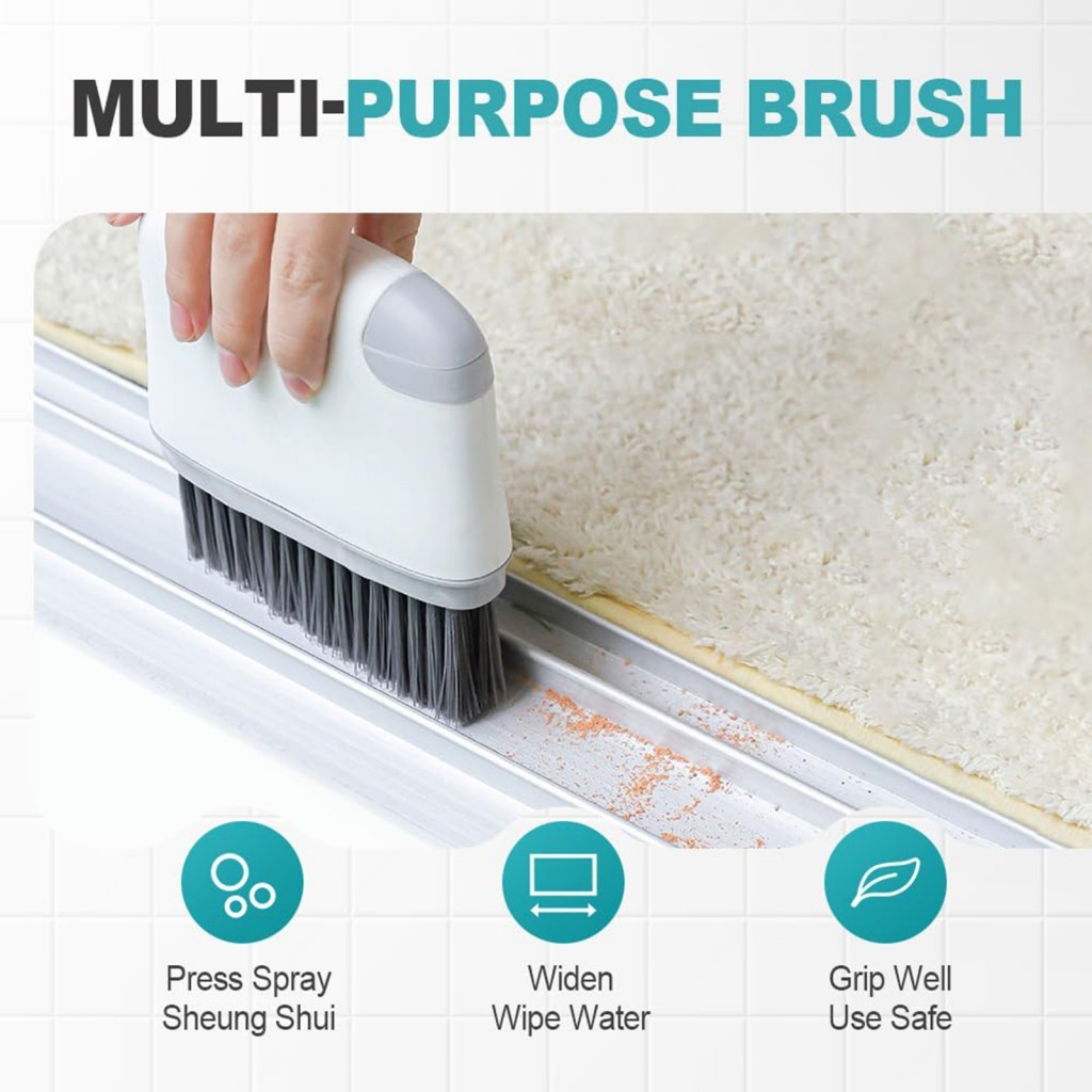 2 trong 1 Magic Window Track Cleaner Có thể tháo rời Cửa trượt Track Cleaner Thích hợp cho nhà bếp C