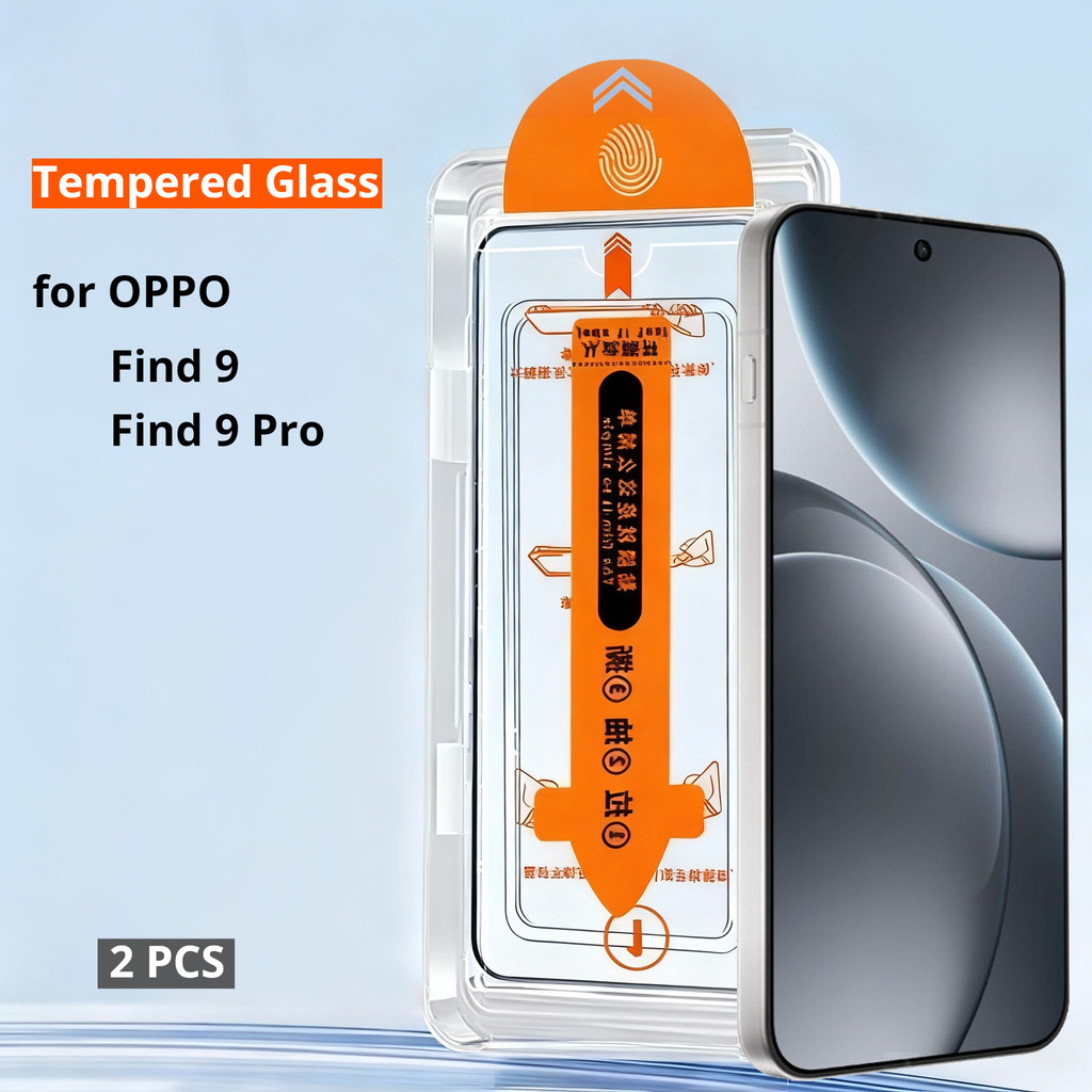 Kính Cường Lực 2PC Cho OPPO Find X9 Ultra / X9S Pro / X9 Pro / X9 Pro / X9 Miếng Dán Bảo Vệ Màn Hình