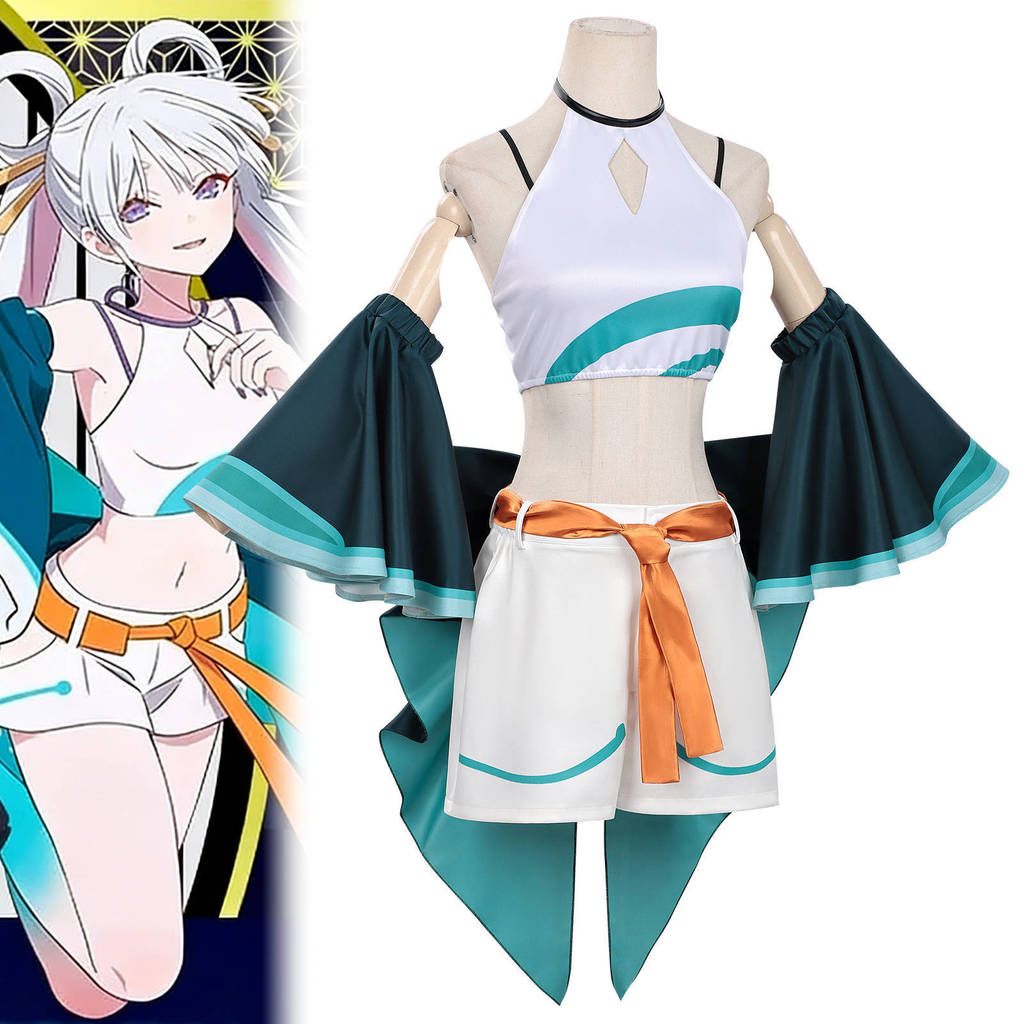 Macross Kaguya cos Quần Áo Tsukimi Yachiyo Sake Shimai Aya Trọn Bộ Anime cosplay Trang Phục Hiệu Suấ