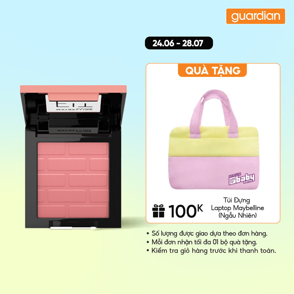 Phấn Má Hồng Mịn Lì Chuẩn Màu Maybelline Fit Me #30 Fierce 4,5gr