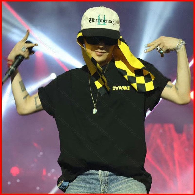 BS1 GD G-Dragon DAISUNG DS WAVE Concert BẠN SẴN SÀNG RIDE Áo thun tay ngắn KPOP SB1
