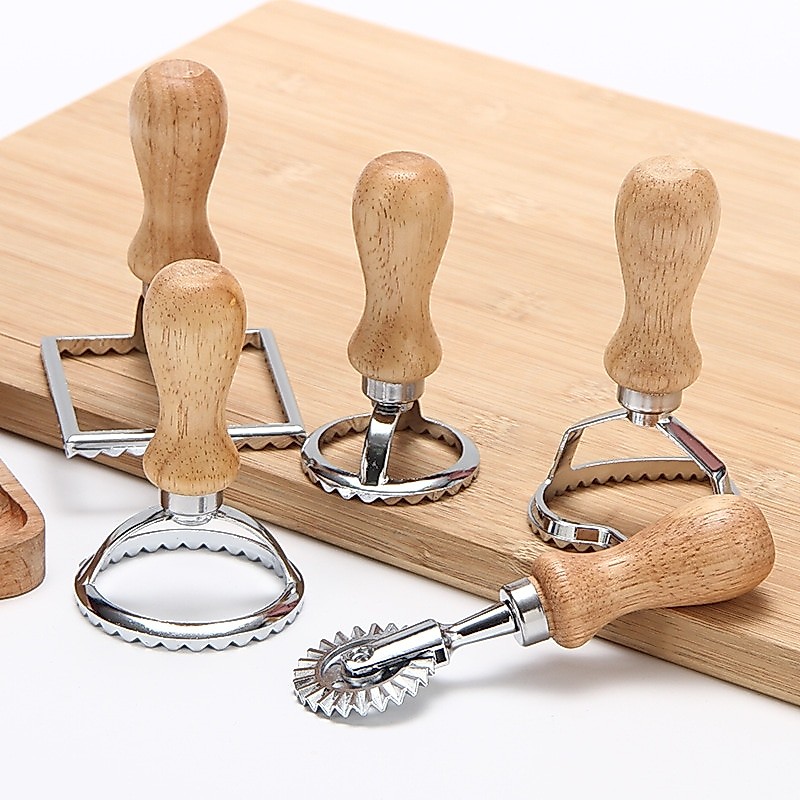 Ravioli Bộ Cắt Pasta Press Nhà Bếp Đính Kèm Bộ Ravioli Maker Khuôn Dụng Cụ Ravioli Tem Bộ Bánh Ngọt 
