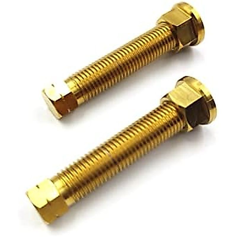 Bu lông điều chỉnh dây chuyền hợp kim titan xe máy 1 cặp M8 * 1.25 Motocross cho CRF WRF YZF KXF RMZ