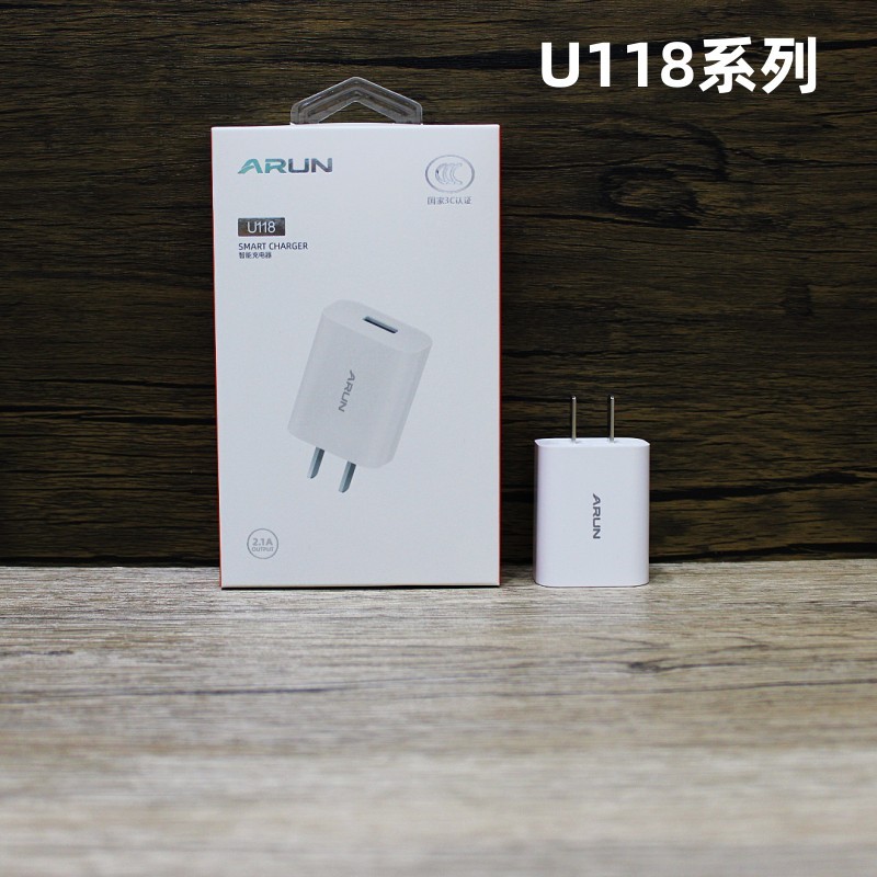 Đầu sạc sạc ARUN ARUN U118 3C Chứng nhận 2.1A Android P Fruit Đa năng Tiết kiệm chi phí