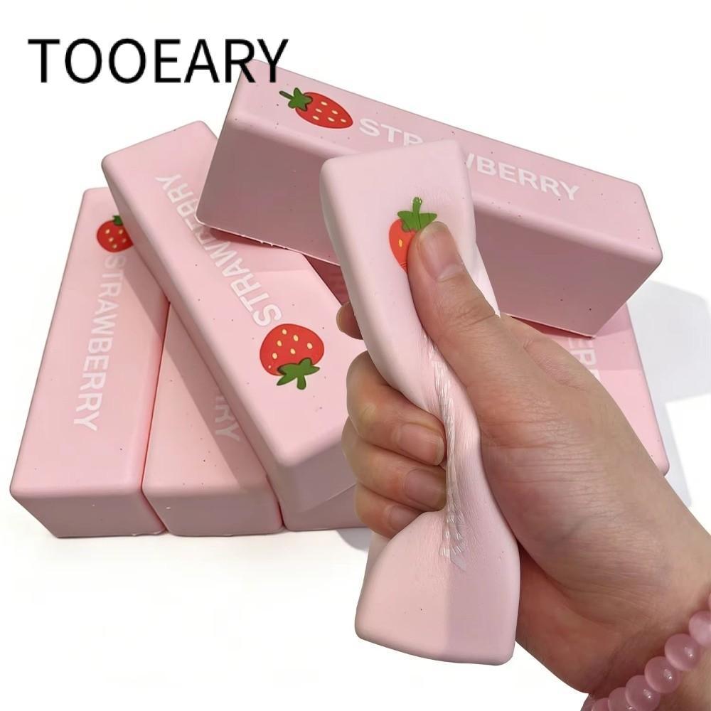 CÔNG CỤ Bóp Quả Bóng Căng Thẳng, Dâu Dính Chậm Đàn Hồi Bơ Bóp Đồ Chơi, Thư Giãn Tay Fidget Mềm Bóp B