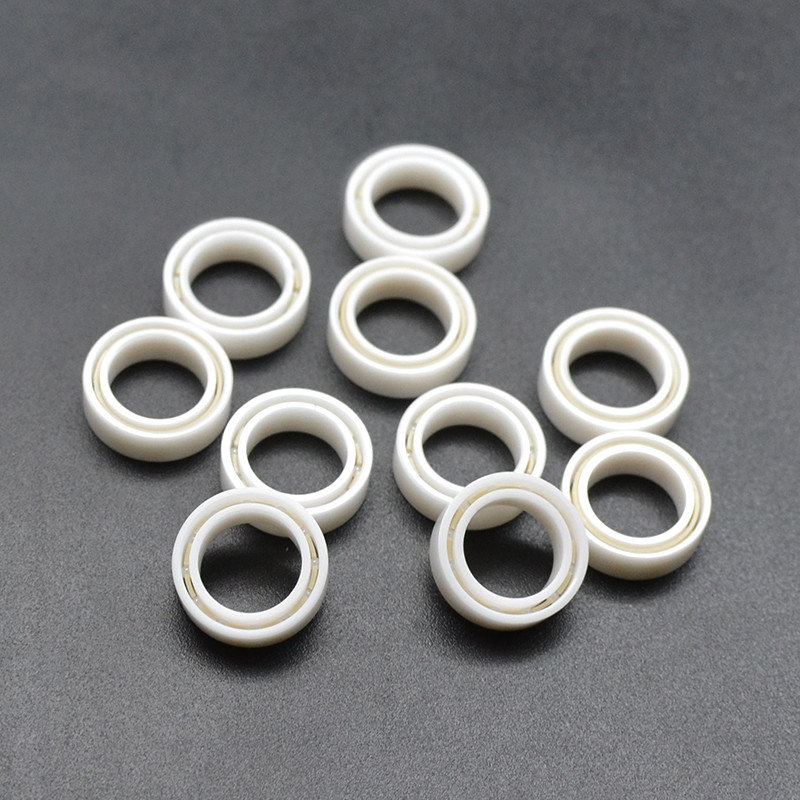 MR128 Full Gốm Mang Mịn Tự bôi trơn Vòng bi nhỏ ZrO2 Chịu nhiệt độ cao MR128CE 8x12x3.5mm