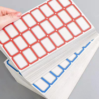  Nhãn Dán Tự Dính 1200 Miếng 50 Tờ Nhãn Ghi Chú 25x38mm Văn Phòng Nhãn Tên Giá Phân Loại Dễ Viết 