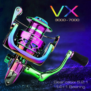  Máy câu cá titan VX máy câu đứng size 1000 đến 7000 êm mượt- Đồ Câu DHS 