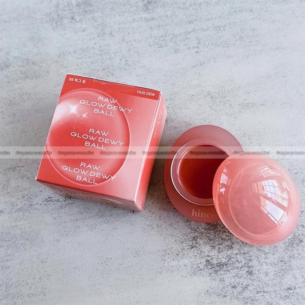 Son dưỡng Hince Raw Glow dewwy ball #05 Hug dew, 3.5g