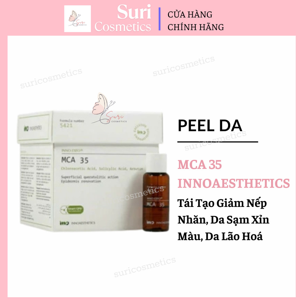 Tinh chất Peel MCA 35 Innoaesthetics Tái Tạo Giảm Nếp Nhăn, Da Sạm Xỉn Màu, Da Lão Hoá