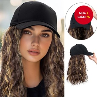 Tóc giả mũ gợn nước 18 Inch - Bộ tóc giả tổng hợp dành cho nữ mặc tự nhiên cho phong cách dễ dàng