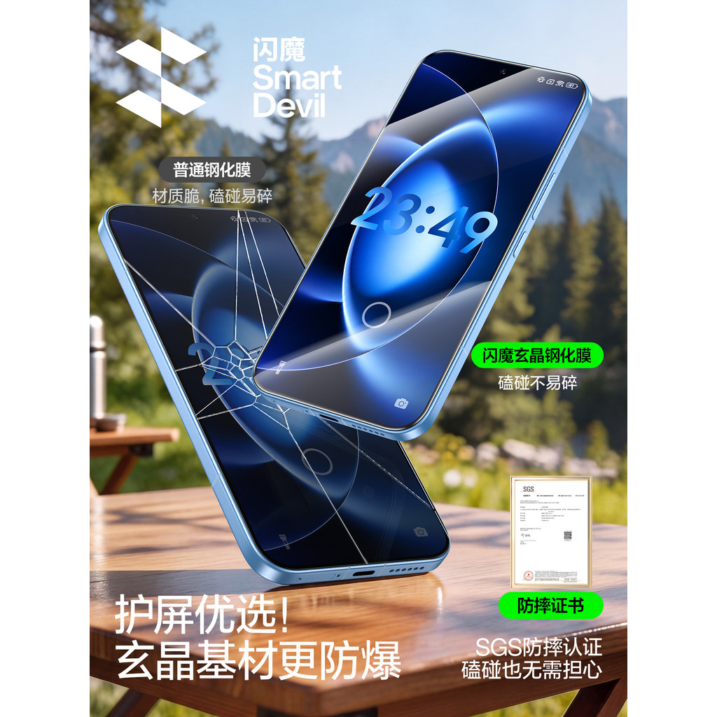 Flash Magic Thích hợp cho phim cường lực Xiaomi 17max Xiaomi 17Max Phim điện thoại di động 17max Pho