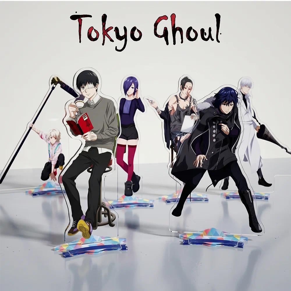 Anime Tokyo Ghoul New style Ken Kaneki Ayato Kirishima  Double-sided HD Printing Acrylic Stand keych