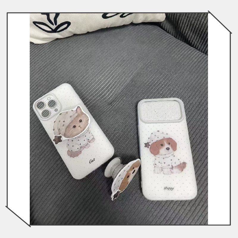 Bộ đồ ngủ chấm bi cho chó mèo OPPO A97 / A96 / 93 Ốp điện thoại A6PRO / A5x / A3 Bộ đồ ngủ mềm mại d