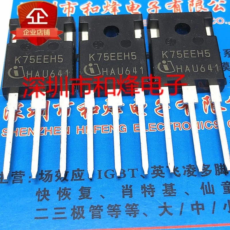K75EEH5 Một điểm mới TO-247 600V 75A Ống hiệu ứng trường công suất cao Transistor IC chip IKW75N65EH