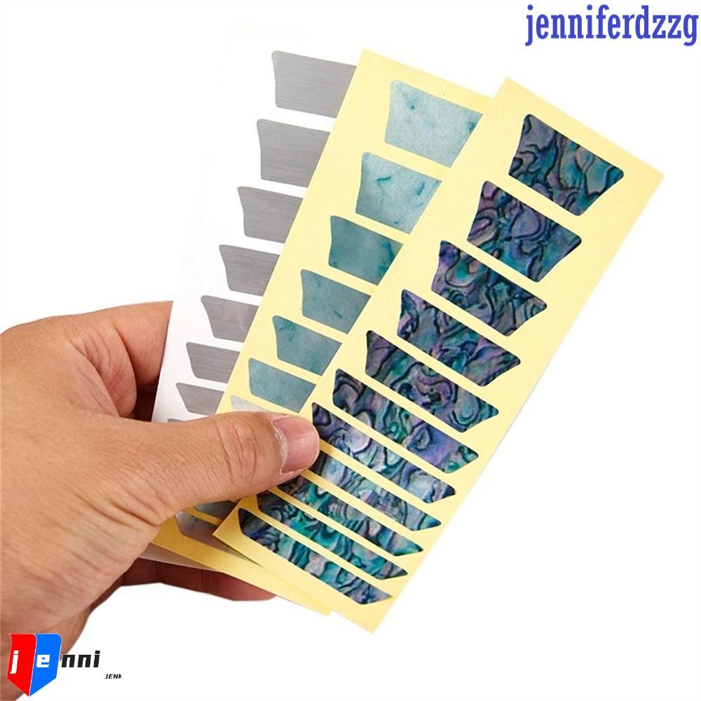 JENNIFERDZZG Cross Inlay Đề Can Bass Guitarra Phụ Kiện Nhạc Cụ Guitar Inlay Miếng Dán Đàn Guitar Điệ