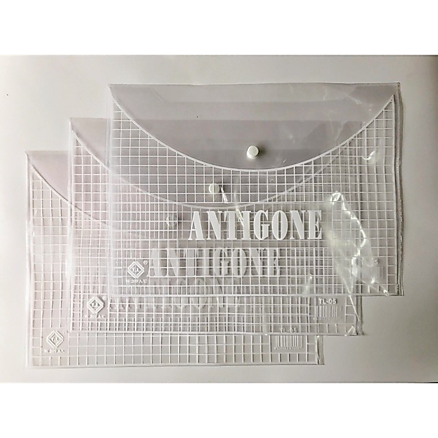 Set 3 Túi ClearBag, Túi Cúc Bấm Đựng Tài Liệu Khổ A4