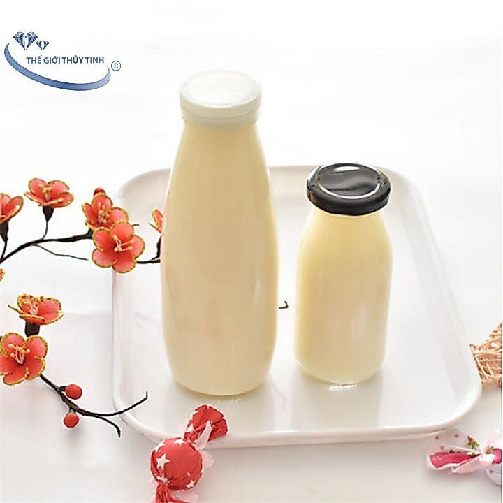 Chai Thủy Tinh Đựng Sữa 500ml