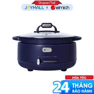 Nồi lẩu điện Elmich MPE-9177 4.5L, Hàng chính hãng, lòng nồi dạng rời, vỏ nhựa cao cấp - JoyMall