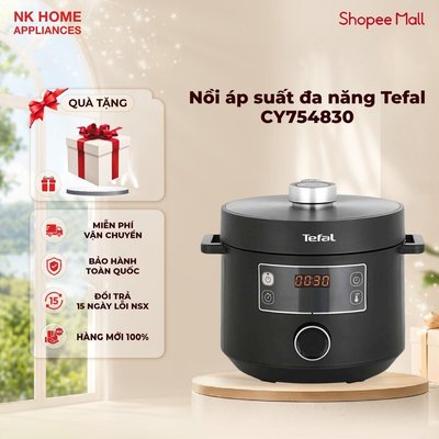 Nồi Áp Suất Điện Tefal CY601868 (6L) - Đa dạng chức năng nấu - Bảo hành chính hãng