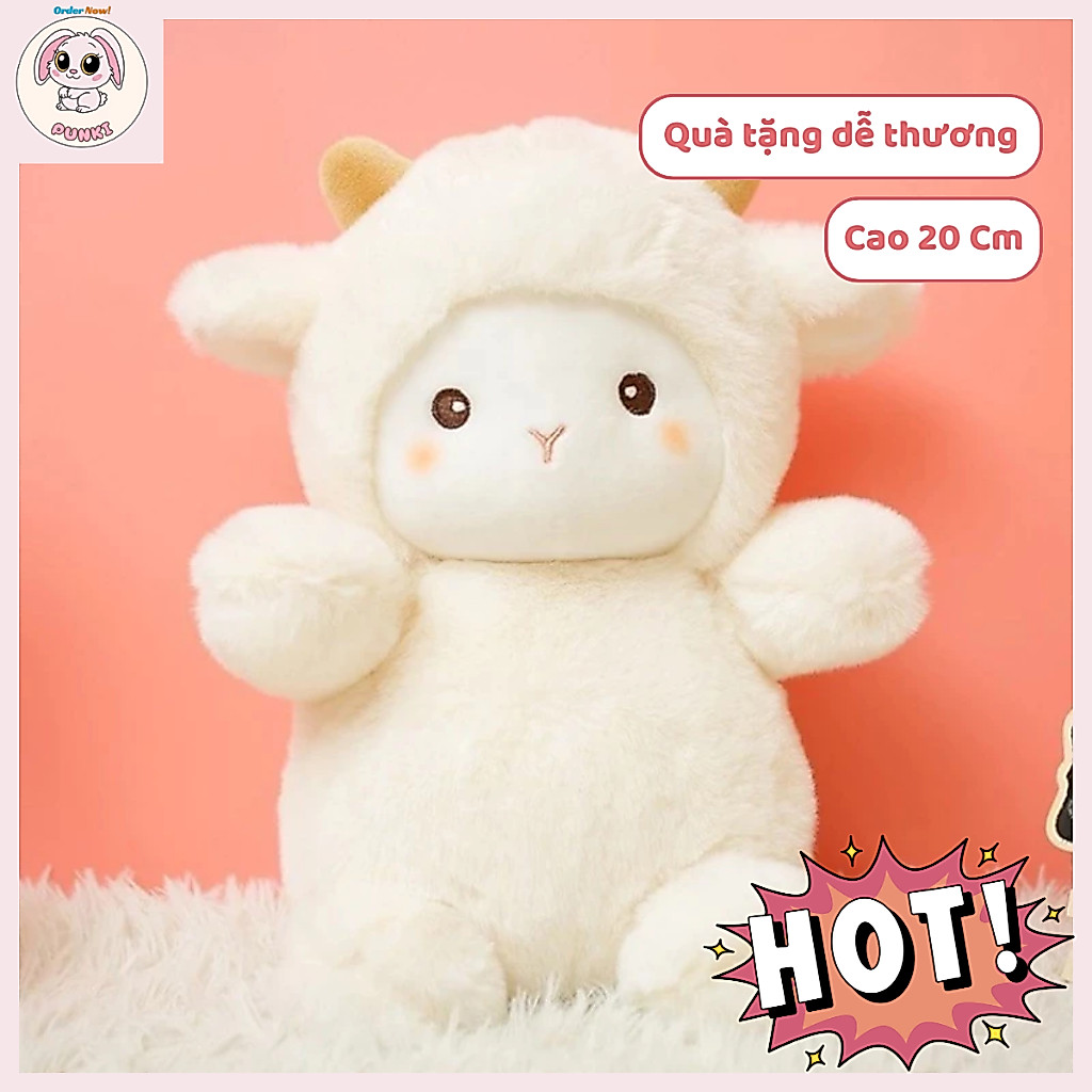 Gấu Bông Lạc Đà Alpaca Dễ Thương – Thú Nhồi Bông Hình Lạc Đà Siêu Mềm, Quà Tặng Sinh Nhật Cho Bé