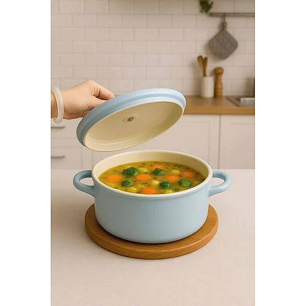 Nồi tráng men Green cook 20cm