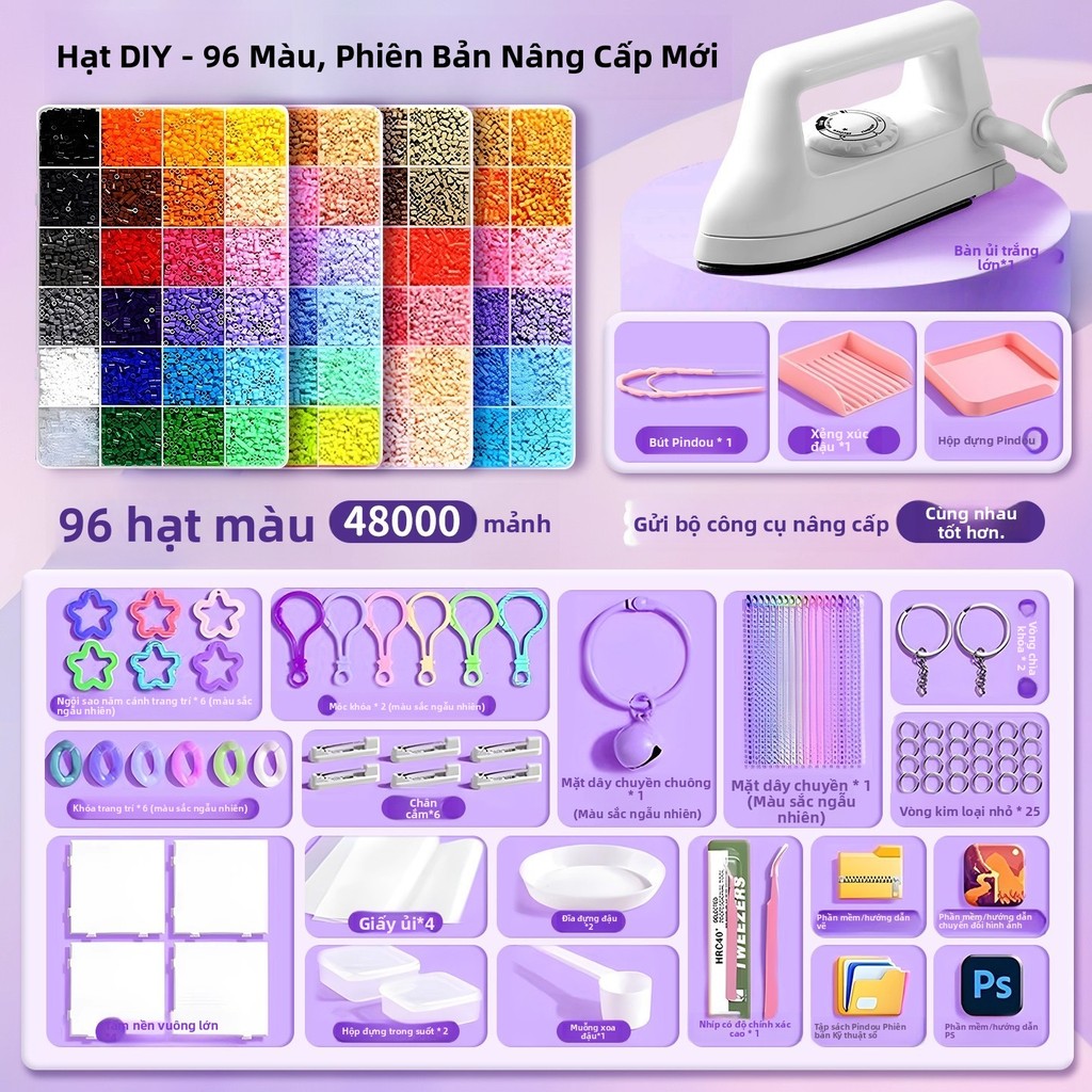 Boutique Doudou Girl Handmade diy Material Pack Set Fusion Doudou Toy Full Set Tool Iron Refill Pack