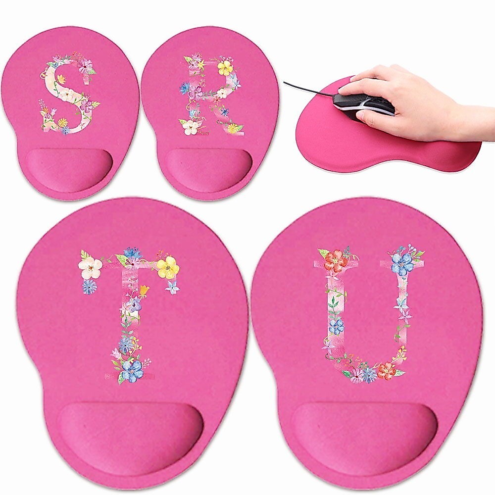Oval mouse pad Thickened wrist support Mouse pad Soft mouse pad ergonomically comfortable and non-sl
