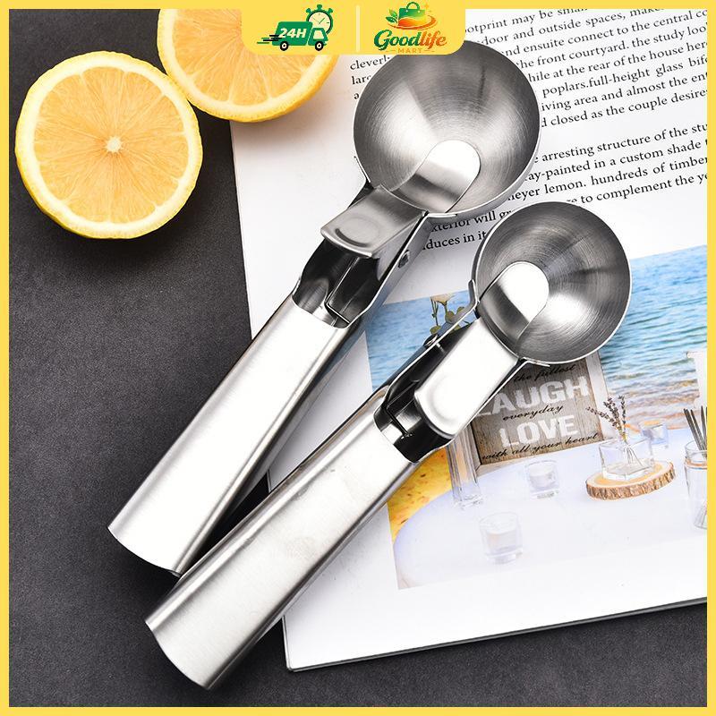 Ice Cream Scoops thép không gỉ Ice Cream Digger không dính trái cây Ice ball maker dưa hấu Ice Cream