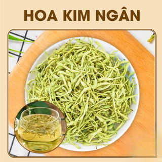 Hoa kim ngân thượng hạng 100g, trà hoa kim ngân thanh nhiệt, thải độc, mát gan, tốt cho sức khỏe