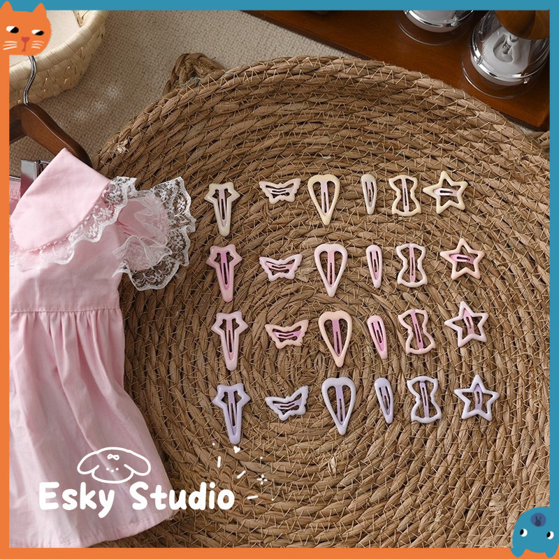 8 Cái / gói Chó Kẹp Tóc Chó Con Xương Ngôi Sao Kẹp Tóc bb Kẹp Tóc Maltese Phụ Kiện Tóc Yorkshire Kẹp