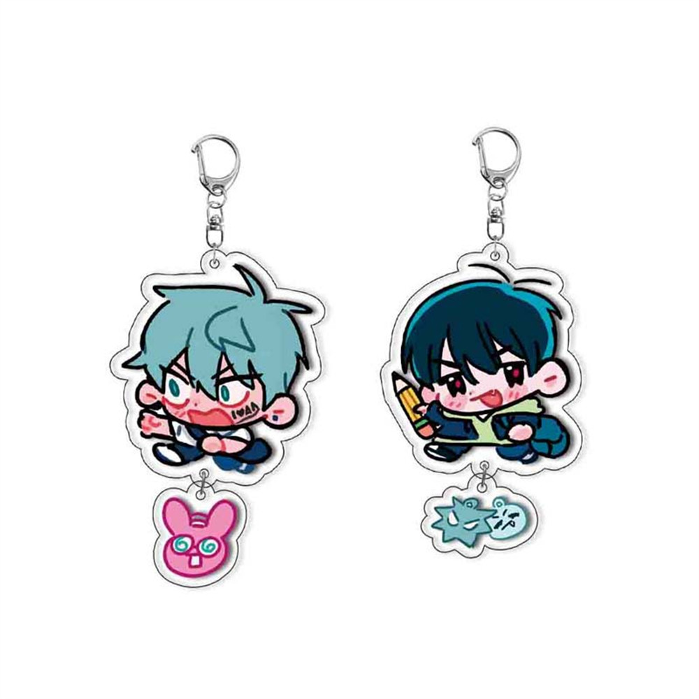 Anime Alien Stage Chrom Cobalt Cosplay COSTUME Acrylic Key Chains Keyring Prop Xmas Gift