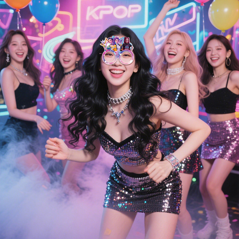 Đạo cụ kính Huntrix phong cách K-pop