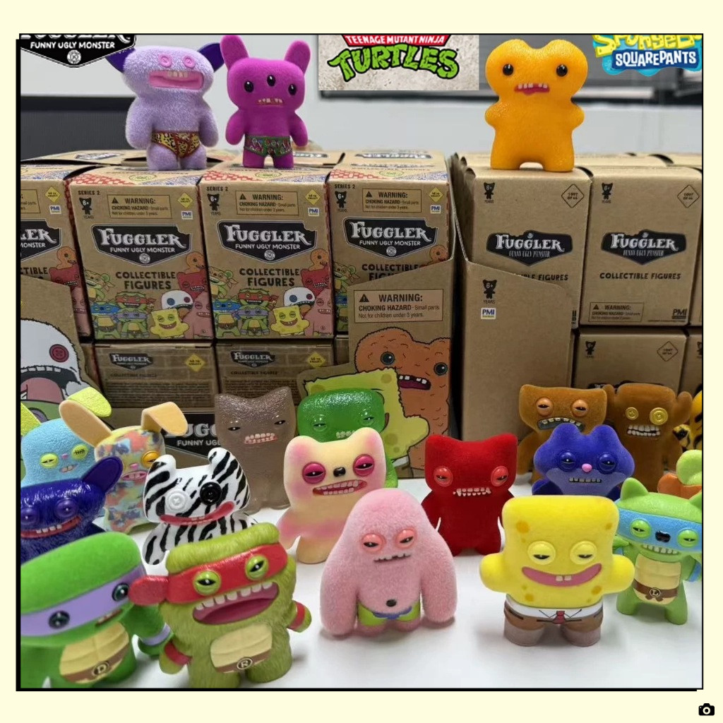 Fuggler Tooth Monster Blind Box Series Thế hệ thứ hai, tượng đồ chơi hợp thời trang, mặt dây chuyền 