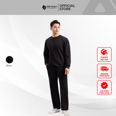Bộ nỉ nam cao cấp Phan Nguyễn, chất liệu cotton cao cấp, giữ ấm tốt, form regular fit BNP.015