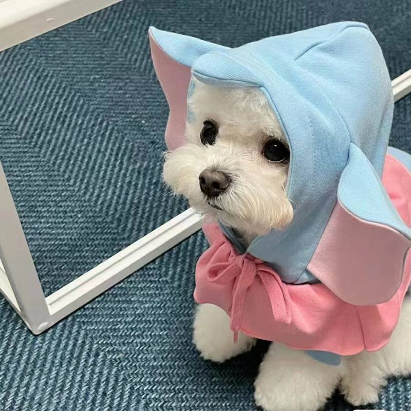 Pet Clothes Dumbo Cat Dog Four Seasons Thin Vest Teddy Bichon Maltese Cute Clothes 5zfK