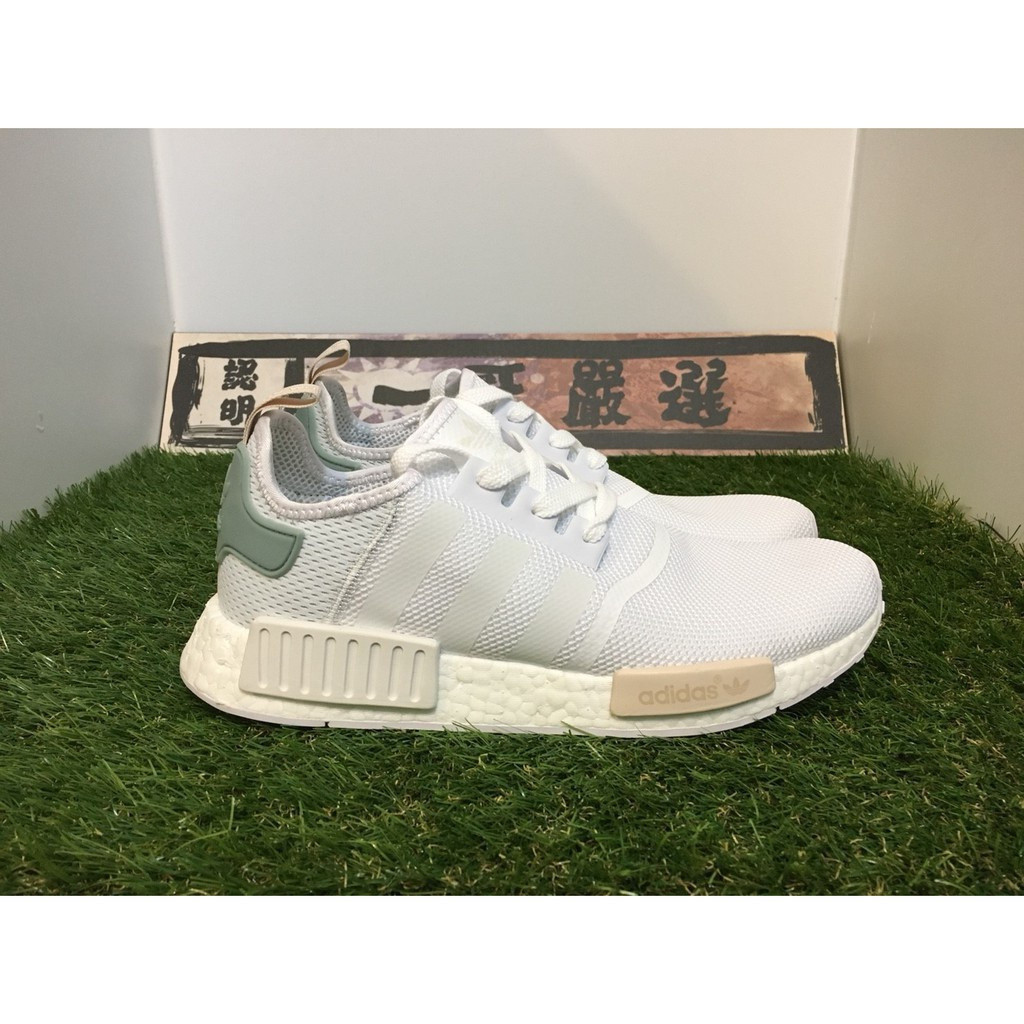 Giày Adidas Nmd R1 Trắng Tiffany Xanh Hồng Tất Cả Lưới Trắng 3M Phản Quang 2017 Nam Nữ BY3033