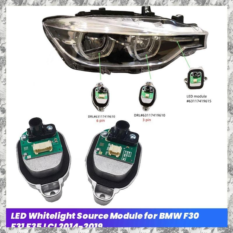 [D E O K] 2 CÁI 3pin + 6pin 63117419610 Mô-đun đèn pha LED Nguồn đèn trắng cho F30 F31 F35 2014-2019