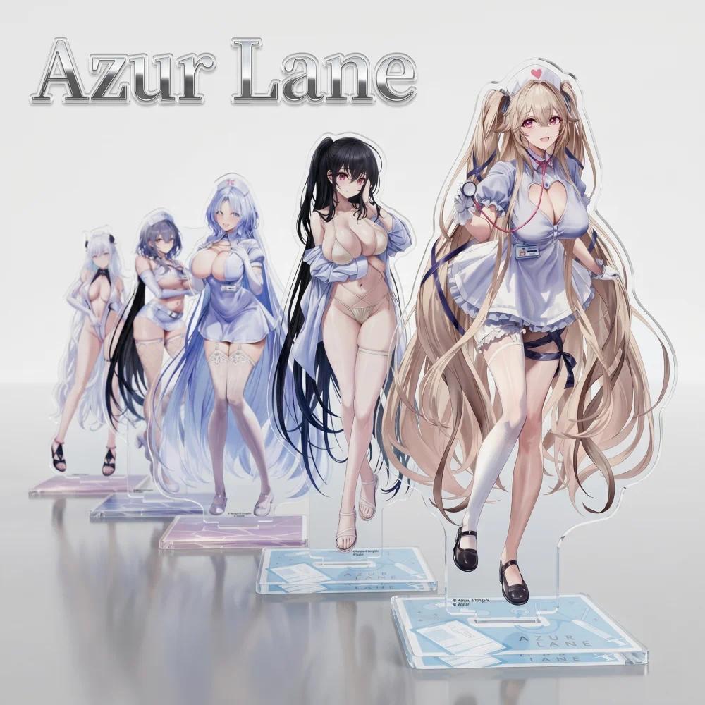 Anime Azur Lane Sexy Nurse Swimsuit  Anchorage Amagi  Mica Giá đỡ keychain Cosplay Desk