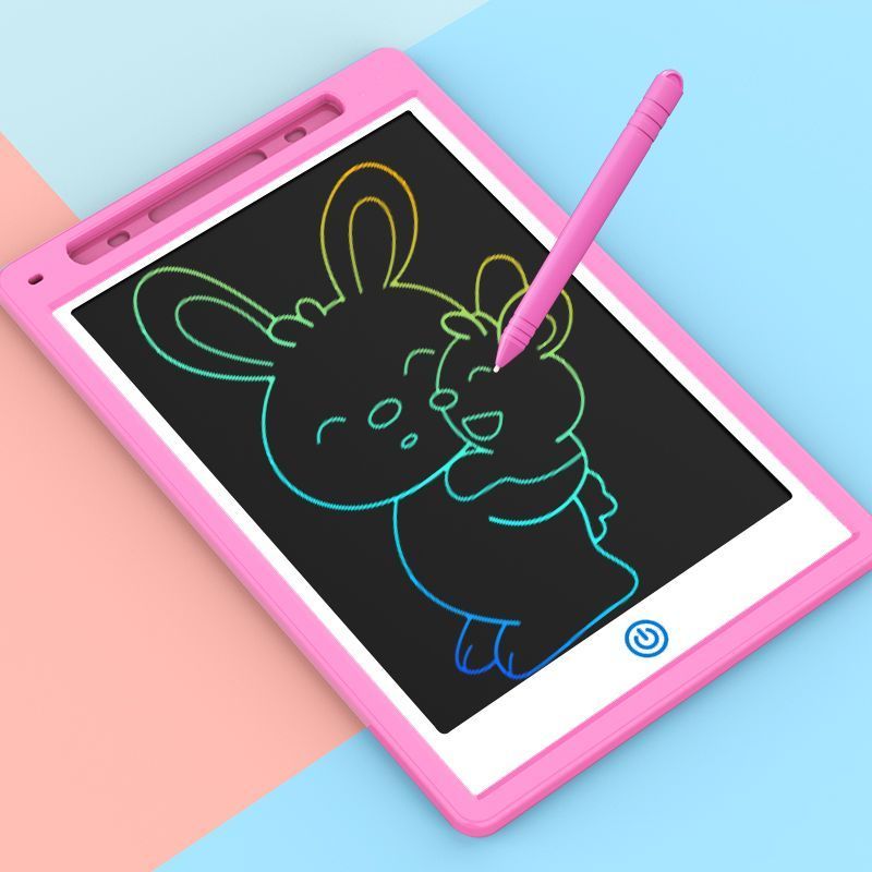儿童画板液晶手写板黑板贴墙贴家用可擦写益智玩具写字板儿. 童玩具Children's drawing board LCD handwriting board small blackboard baby